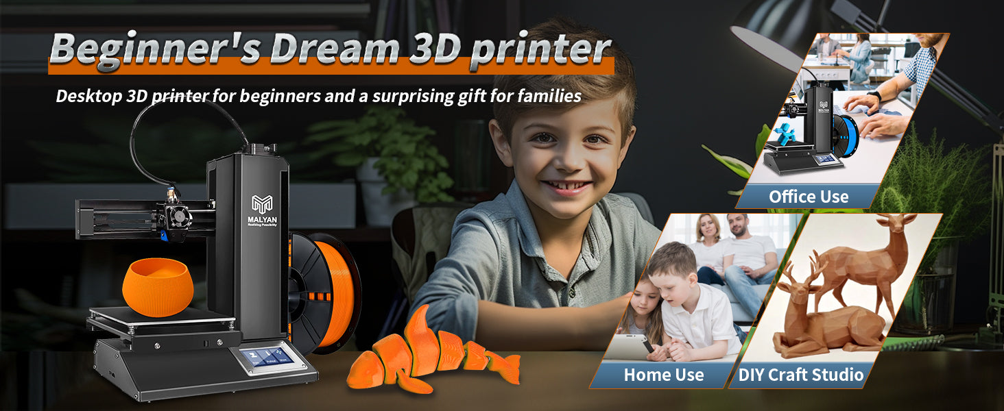 Beginner-Friendly Desktop FDM 3D Printer
