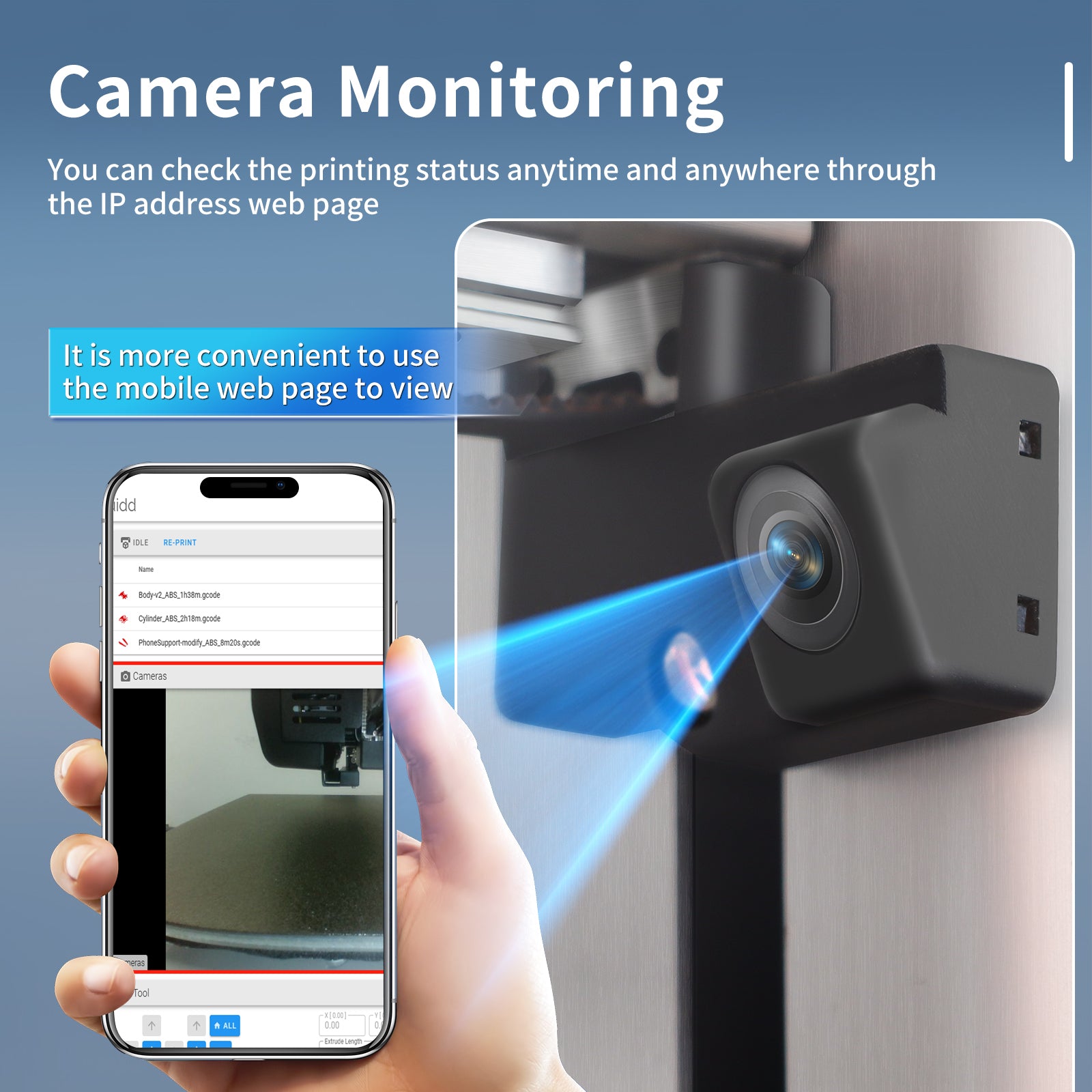 Remote camera monitoring