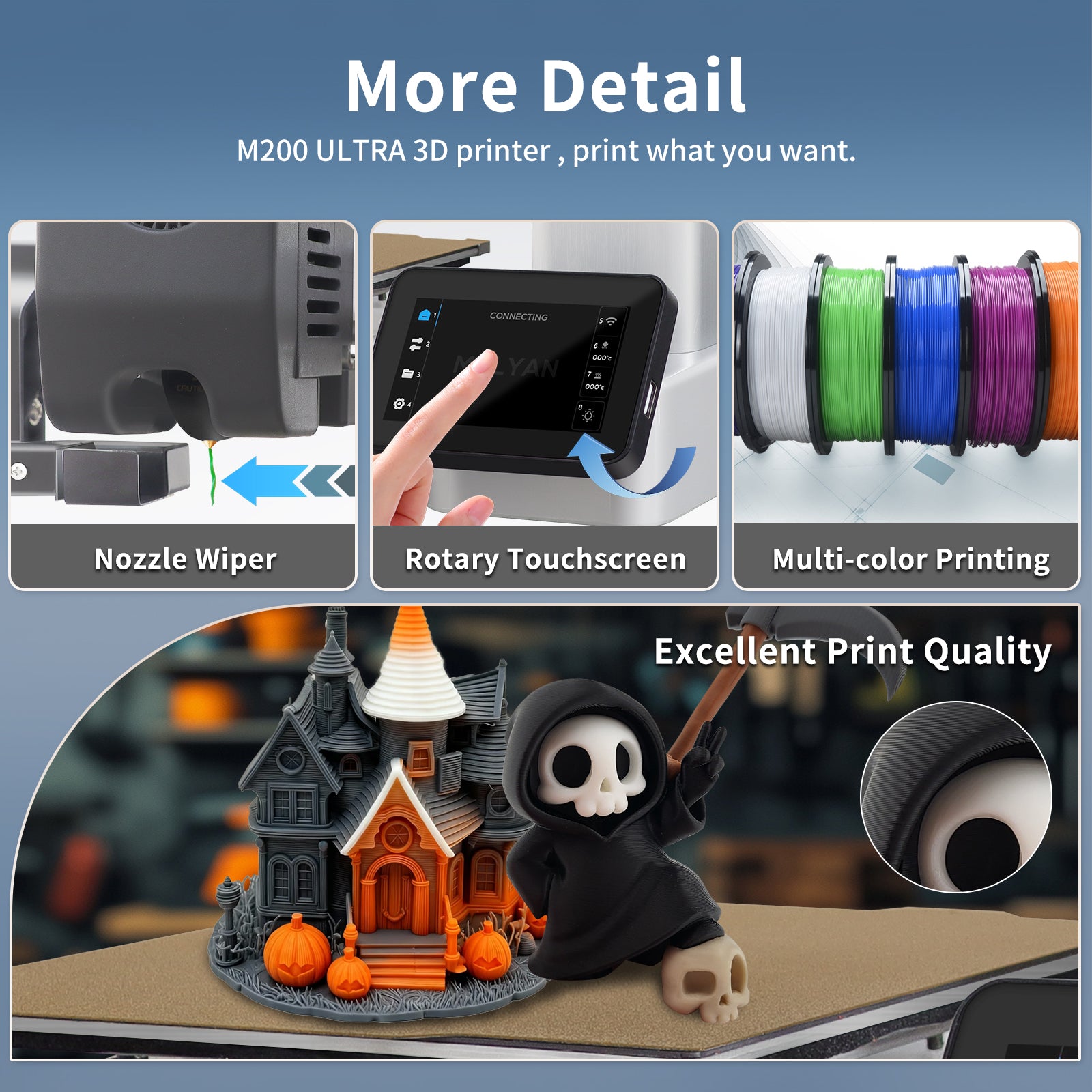 Practical details and clean print quality