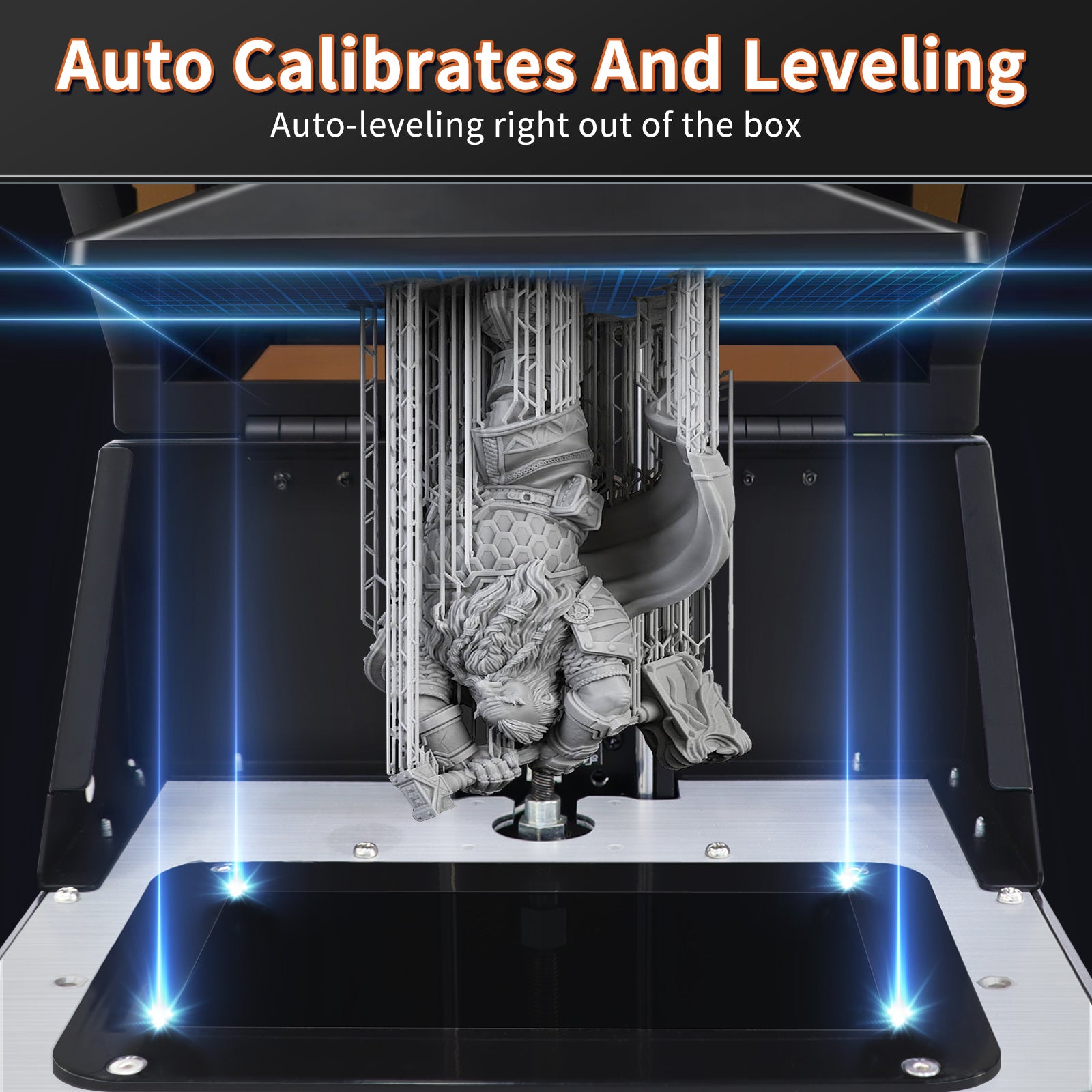 Auto calibration and leveling