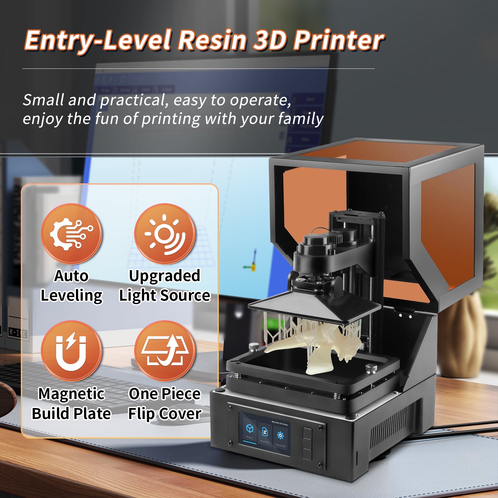 Entry-level resin printing made easier