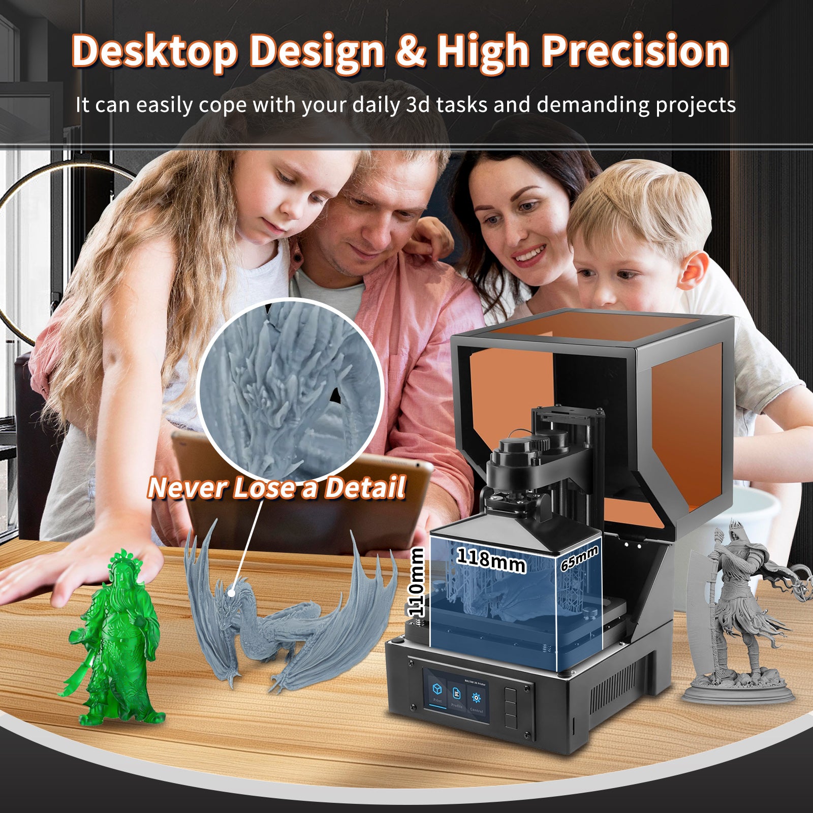 Desktop design and high precision